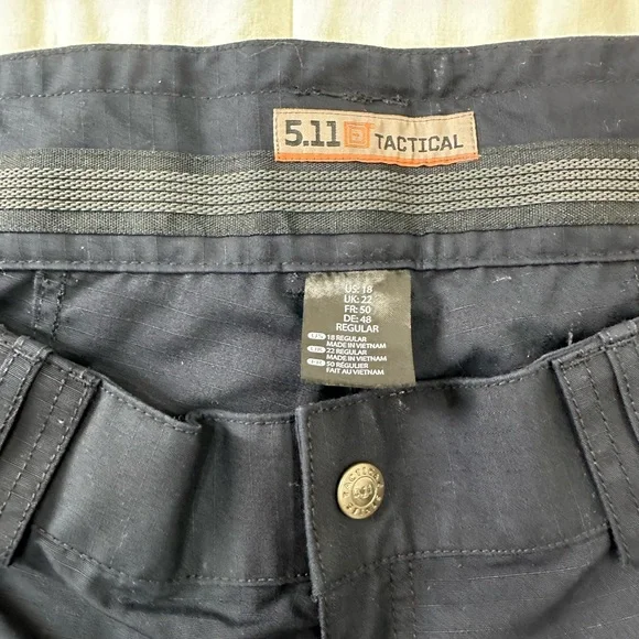5.11 Tactical Navy Blue Cargo Pants - Picture 9 of 16